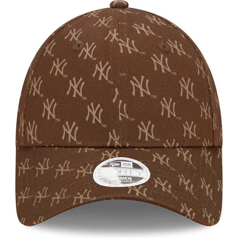 mutsid-kumer-pruun-reguleeritav-9forty-monogram-new-york-yankees-mlb-new-era