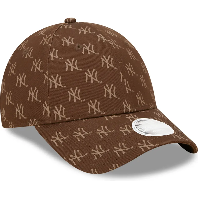mutsid-kumer-pruun-reguleeritav-9forty-monogram-new-york-yankees-mlb-new-era