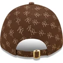 mutsid-kumer-pruun-reguleeritav-9forty-monogram-new-york-yankees-mlb-new-era