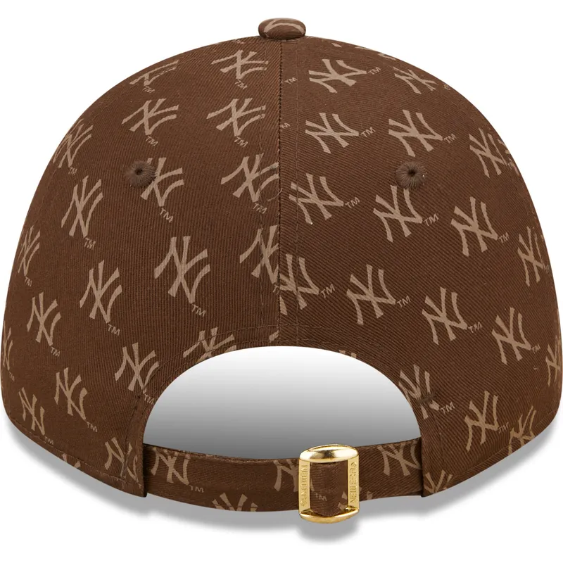mutsid-kumer-pruun-reguleeritav-9forty-monogram-new-york-yankees-mlb-new-era