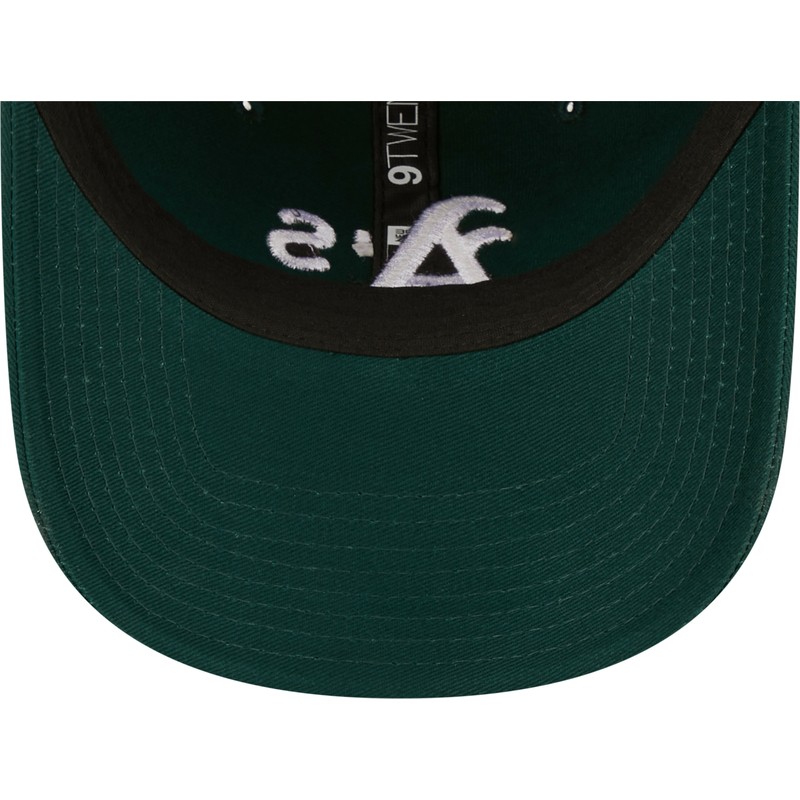 new-era-curved-brim-9twenty-league-essential-oakland-athletics-mlb-green-adjustable-cap