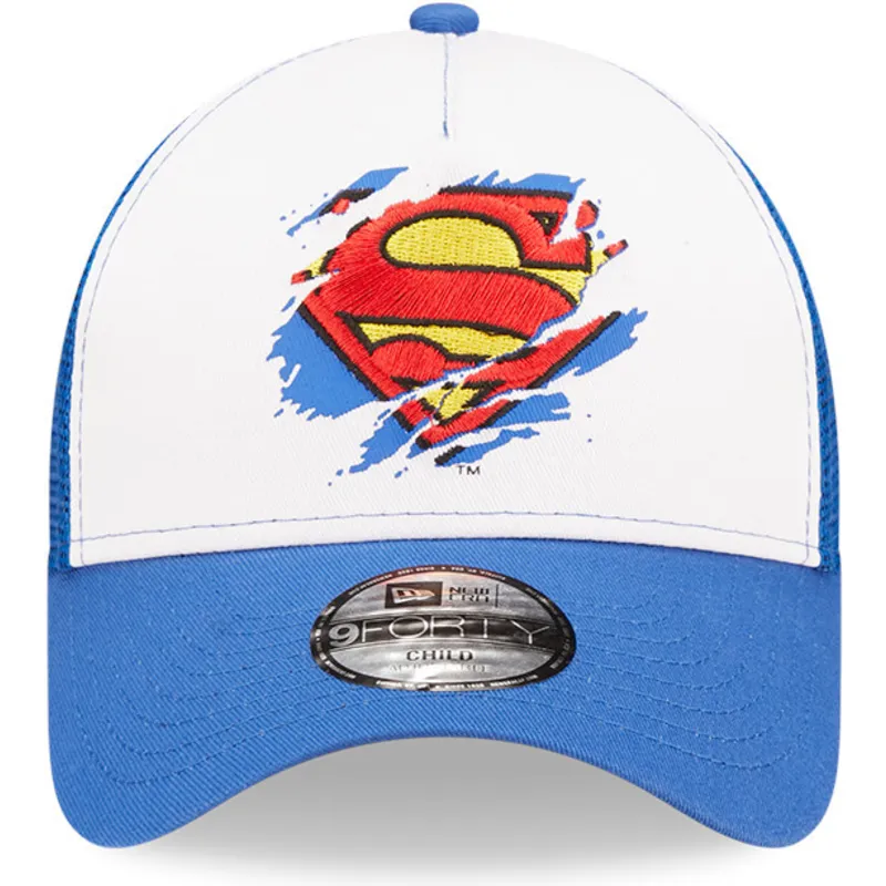 mutsid-kumer-sinine-snapback-lastele-a-frame-superman-dc-comics-new-era