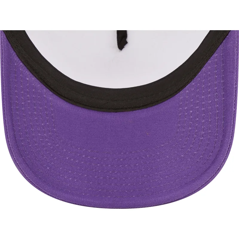 mutsid-kumer-violetne-snapback-a-frame-frame-team-colour-los-angeles-lakers-nba-new-era