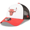 mutsid-kumer-punane-snapback-a-frame-team-colour-chicago-bulls-nba-new-era