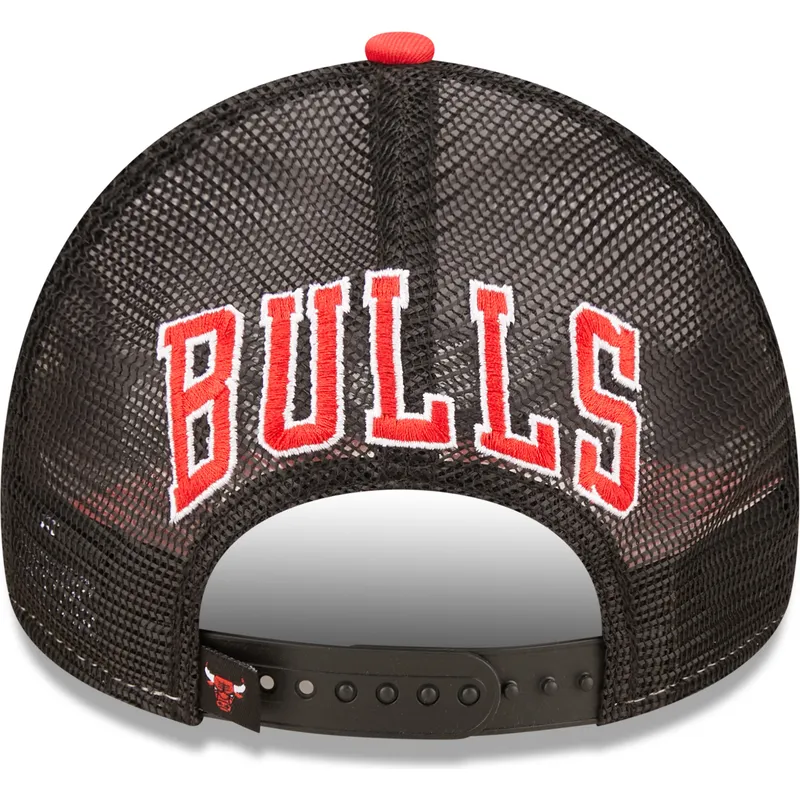 mutsid-kumer-punane-snapback-a-frame-team-colour-chicago-bulls-nba-new-era