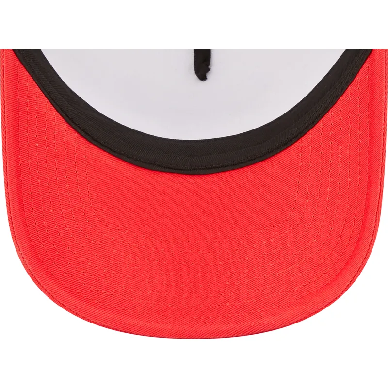 mutsid-kumer-punane-snapback-a-frame-team-colour-chicago-bulls-nba-new-era