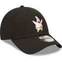 new-era-curved-brim-patrick-star-9forty-spongebob-squarepants-black-adjustable-cap