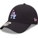 new-era-curved-brim-9forty-gradient-infill-los-angeles-dodgers-mlb-navy-blue-adjustable-cap