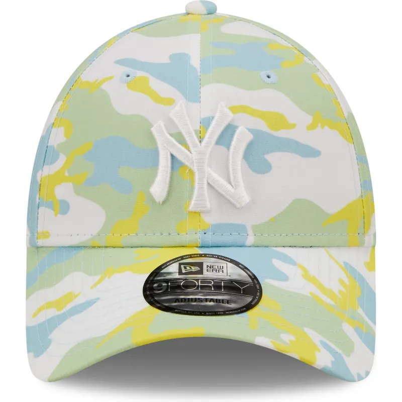 mutsid-kumer-roheline-reguleeritav-9forty-all-over-print-seasonal-new-york-yankees-mlb-new-era