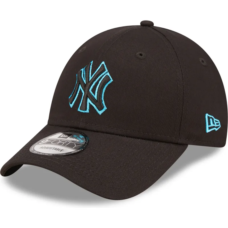 mutsid-kumer-must-reguleeritav-9forty-neon-outline-new-york-yankees-mlb-new-era