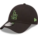 mutsid-kumer-must-reguleeritav-9forty-neon-outline-los-angeles-dodgers-mlb-new-era