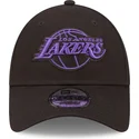 mutsid-kumer-must-reguleeritav-9forty-neon-outline-los-angeles-lakers-nba-new-era