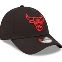 mutsid-kumer-must-reguleeritav-9forty-neon-outline-chicago-bulls-nba-new-era