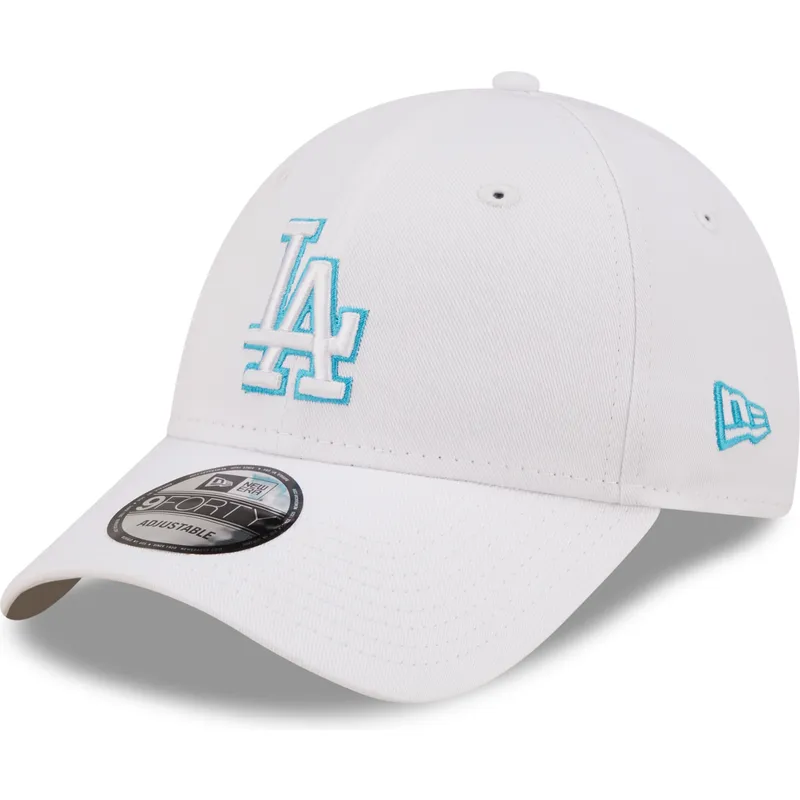 mutsid-kumer-valge-reguleeritav-9forty-neon-outline-los-angeles-dodgers-mlb-new-era