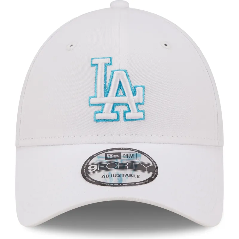 mutsid-kumer-valge-reguleeritav-9forty-neon-outline-los-angeles-dodgers-mlb-new-era