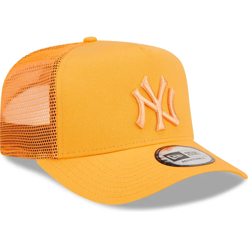mutsid-kumer-oranz-snapback-a-frame-tonal-mesh-new-york-yankees-mlb-new-era