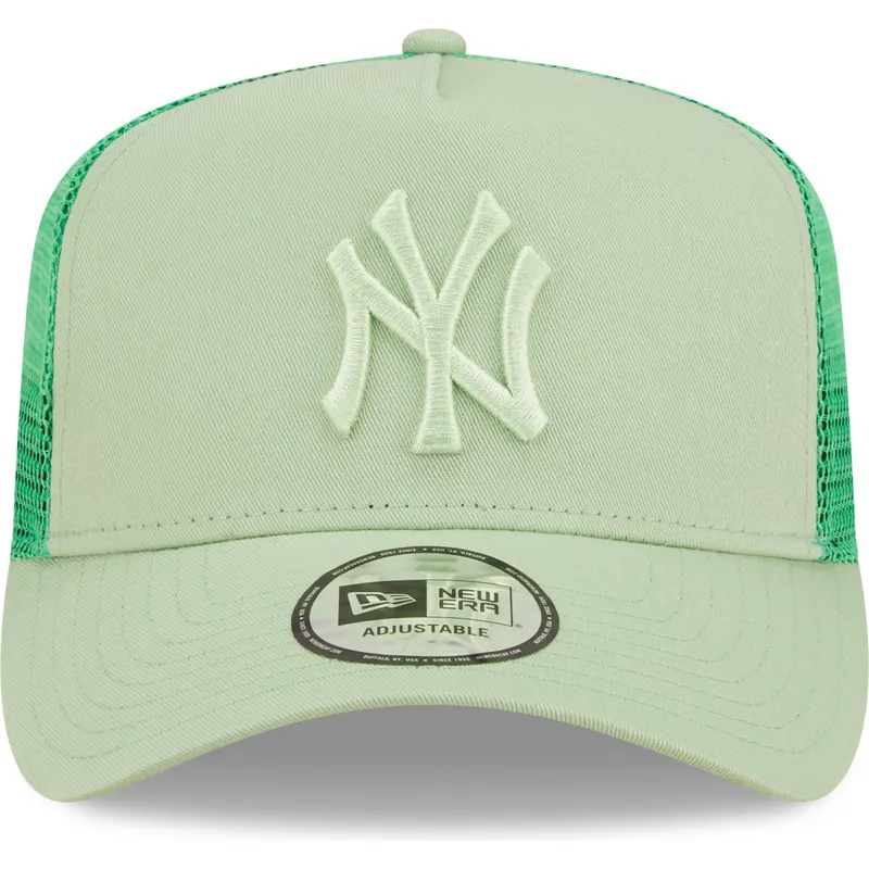 mutsid-kumer-roheline-snapback-a-frame-tonal-mesh-new-york-yankees-mlb-new-era