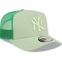 mutsid-kumer-roheline-snapback-a-frame-tonal-mesh-new-york-yankees-mlb-new-era