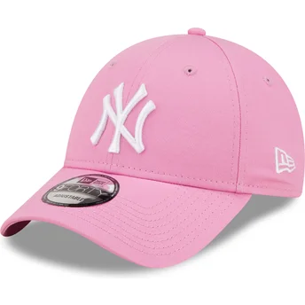 mutsid-kumer-roosa-reguleeritav-9forty-league-essential-new-york-yankees-mlb-new-era