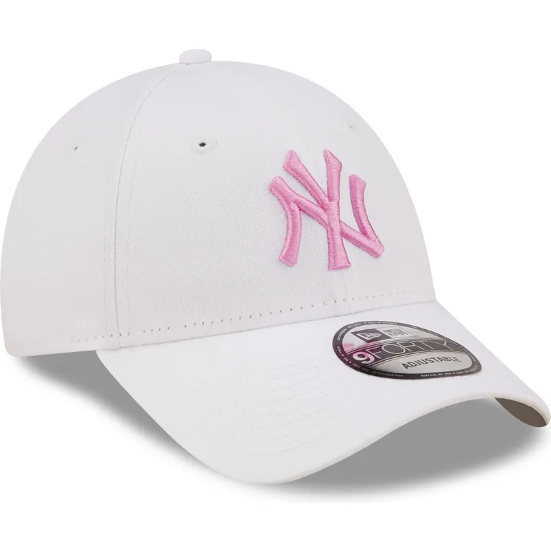 mutsid-kumer-valge-reguleeritav-rosa-9forty-league-essential-new-york-yankees-mlb-new-era
