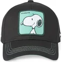 cap-kumer-black-snapback-snoopy-peanuts-capslab