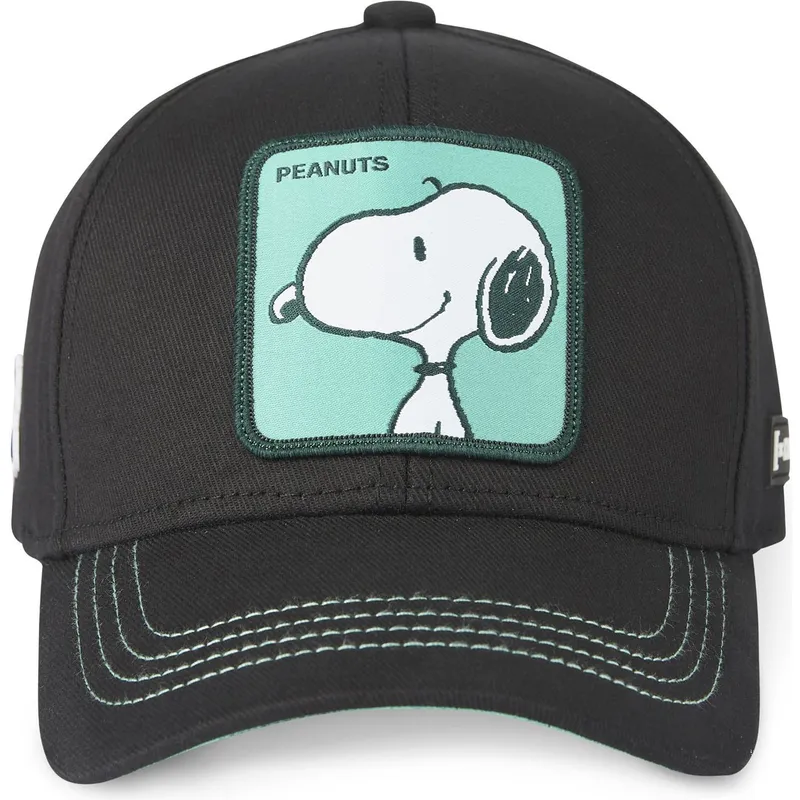 cap-kumer-black-snapback-snoopy-peanuts-capslab