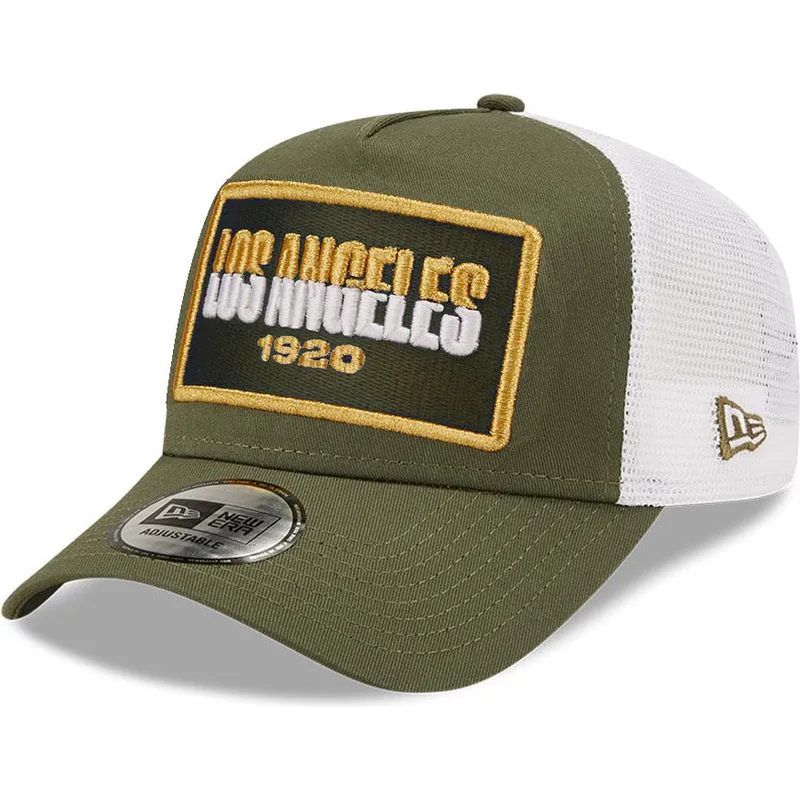 mutsid-kumer-veok-roheline-snapback-los-angeles-a-frame-repreve-usa-state-new-era