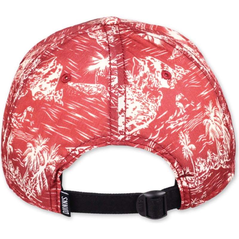 djinns-curved-brim-good-aloha-truefit-red-adjustable-cap