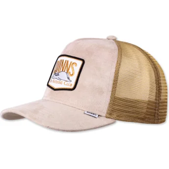 Mütsid kumer veok beež snapback Do Nothing Club HFT DNC 3.0 Hairy Suede Djinns