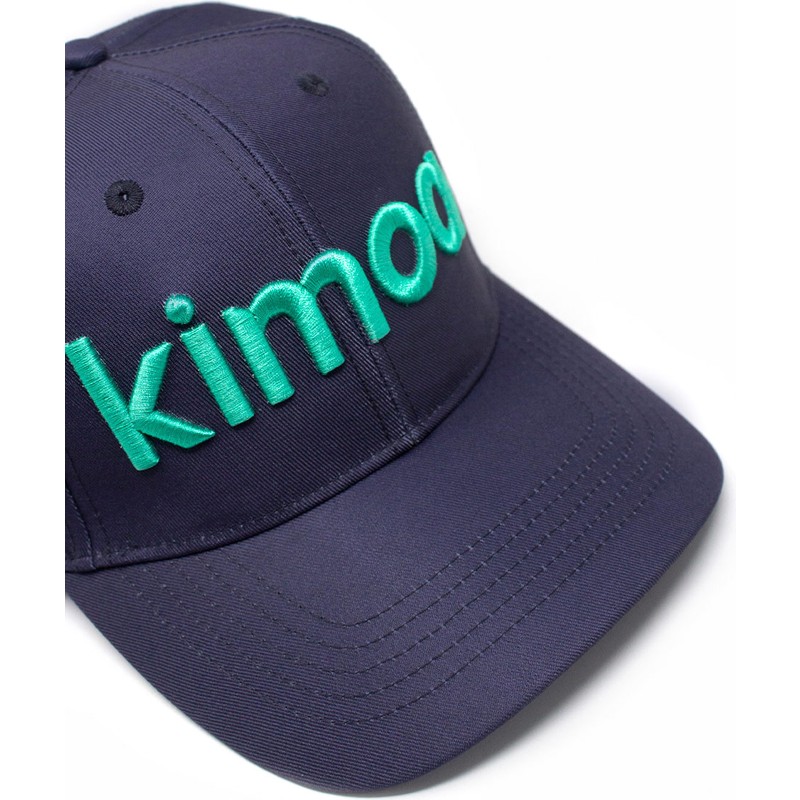 kimoa-curved-brim-logo-navy-blue-adjustable-cap