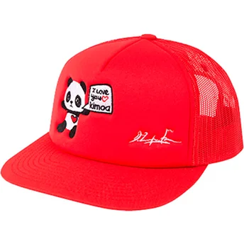 Mütsid lame punane snapback Panda by Domingo Zapata Kimoa