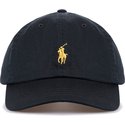polo-ralph-lauren-curved-brim-golden-logo-cotton-chino-classic-sport-black-adjustable-cap