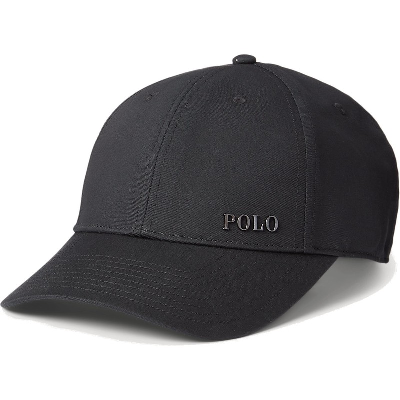 polo-ralph-lauren-curved-brim-logo-plaque-baseline-black-adjustable-cap