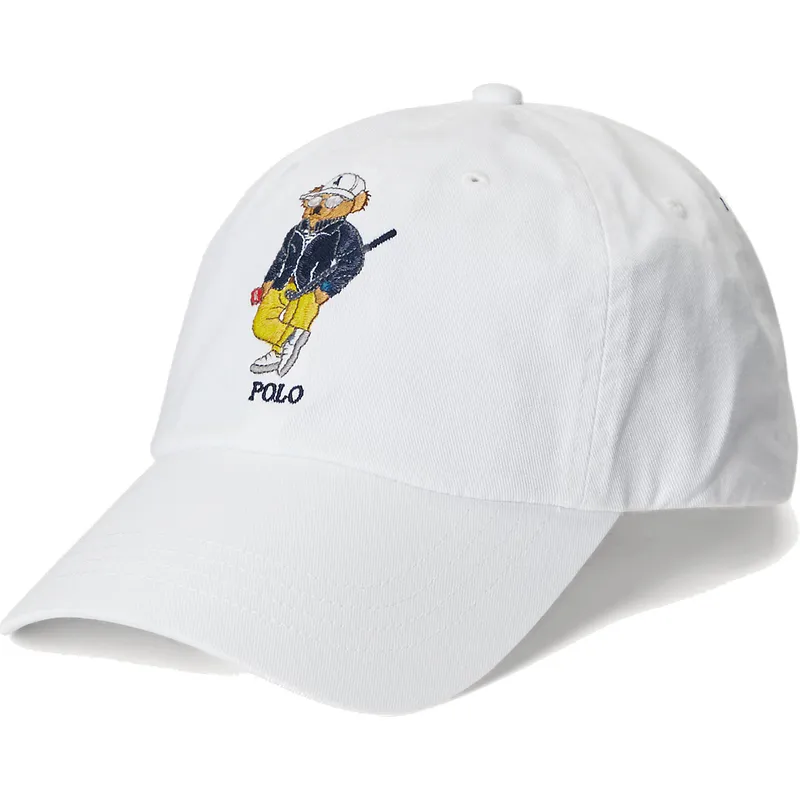 mutsid-kumer-valge-reguleeritav-bear-twill-polo-ralph-lauren