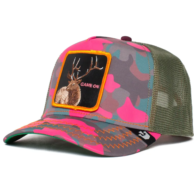 mutsid-kumer-kamuflaaz-snapback-rosa-game-on-elk-season-dreams-the-farm-goorin-bros