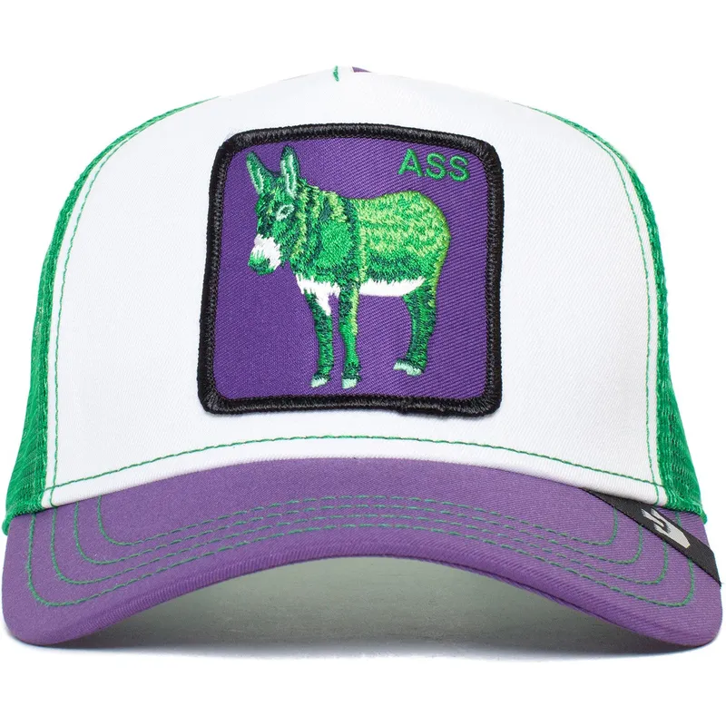mutsid-kumer-mitmevarviline-snapback-ass-donkey-trip-the-farm-goorin-bros