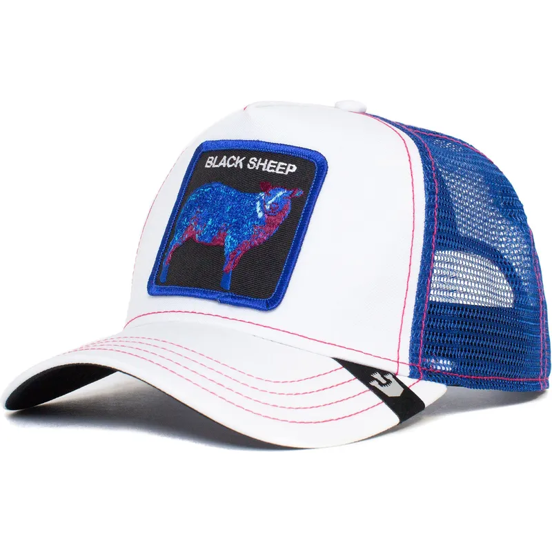 mutsid-kumer-veok-valge-snapback-oveja-black-sheep-trip-the-farm-the-farm-de-goorin-bros