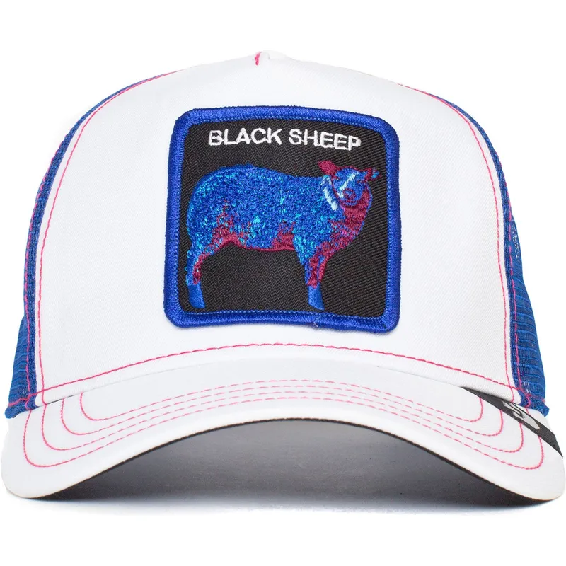 mutsid-kumer-veok-valge-snapback-oveja-black-sheep-trip-the-farm-the-farm-de-goorin-bros