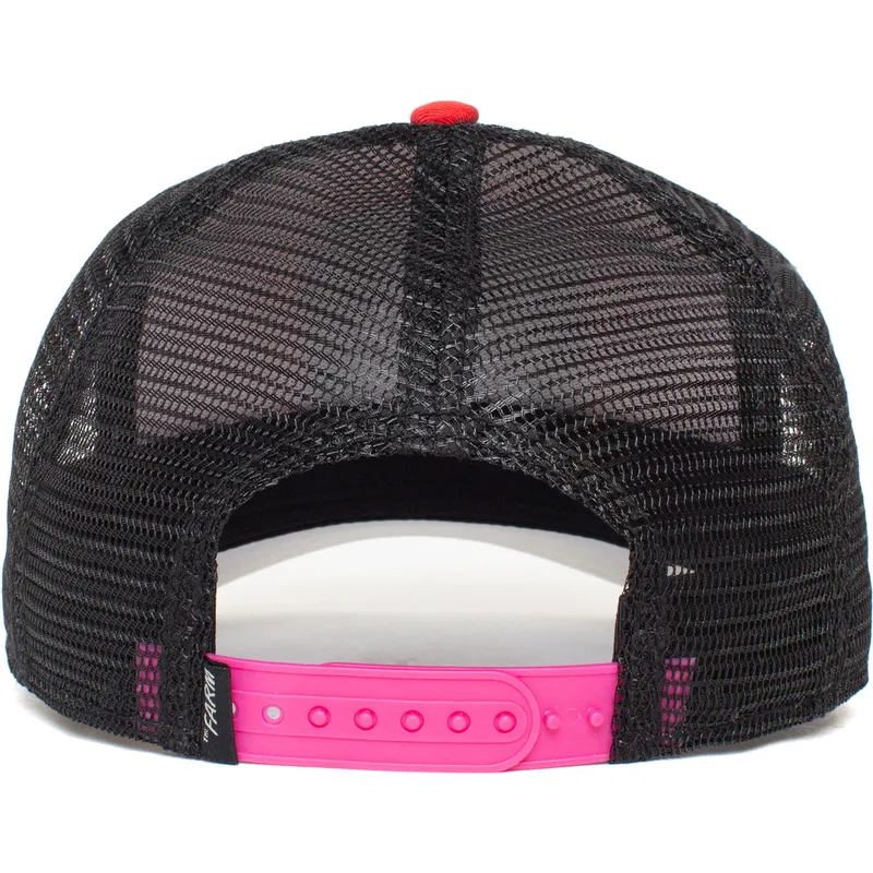 mutsid-kumer-punane-snapback-foxy-trip-the-farm-goorin-bros