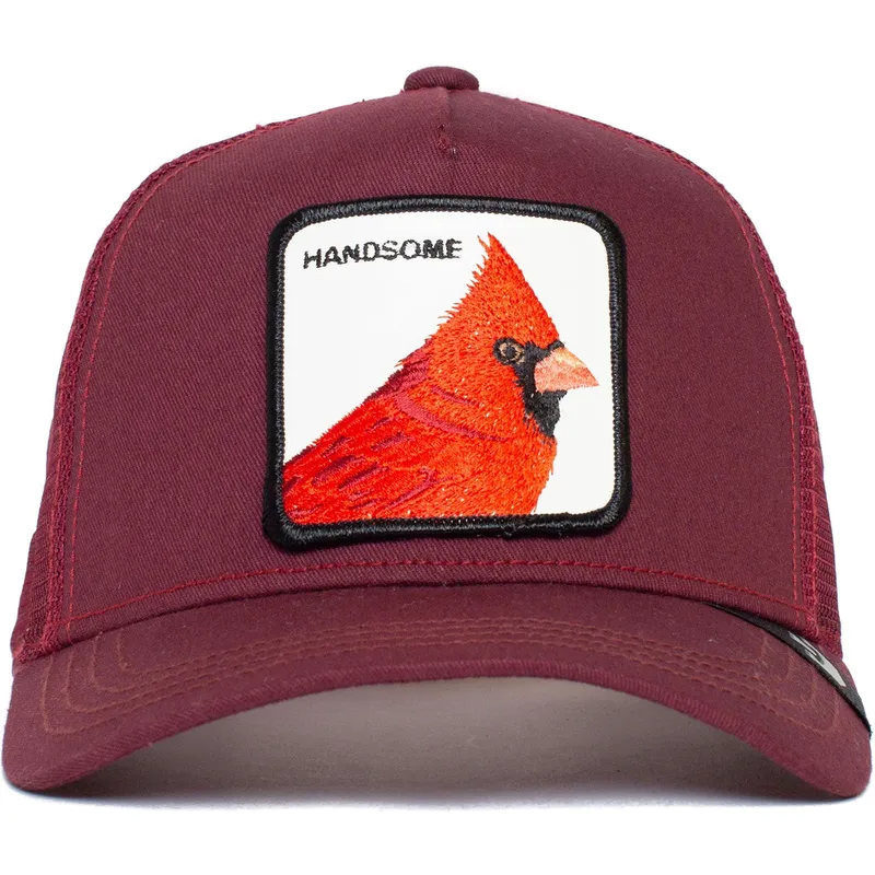 mutsid-kumer-punane-snapback-handsome-truckin-the-farm-goorin-bros