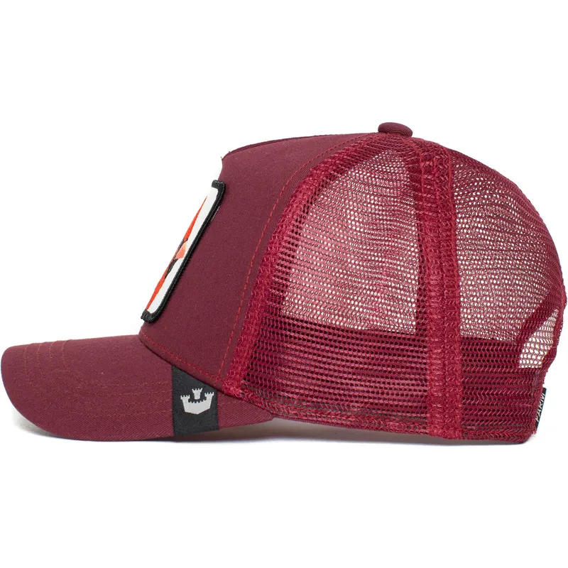 mutsid-kumer-punane-snapback-handsome-truckin-the-farm-goorin-bros