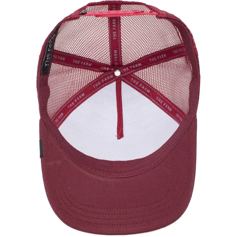 mutsid-kumer-punane-snapback-handsome-truckin-the-farm-goorin-bros