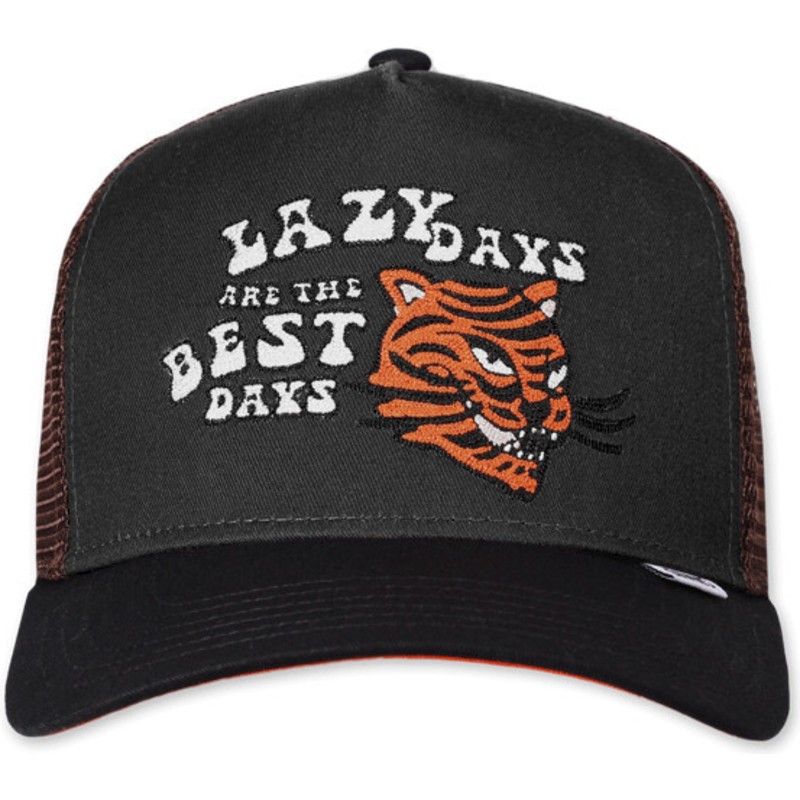 djinns-lazy-tiger-hft-lazy-days-are-the-best-days-black-trucker-hat