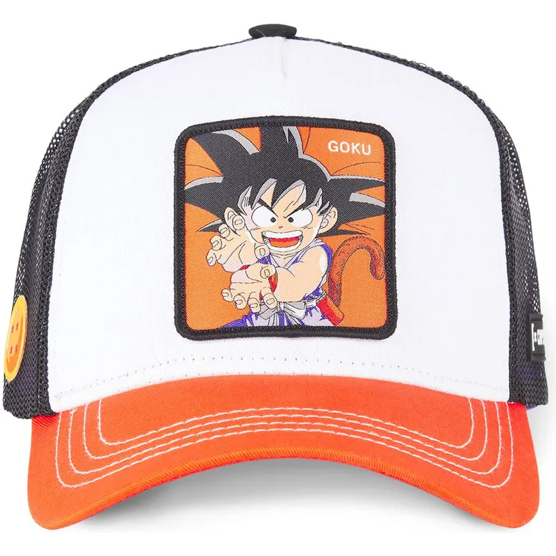 cap-kumer-white-snapback-son-goku-dragon-ball-capslab