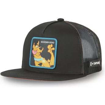 Capslab Scooby-Doo SBD7 Black Flat Brim Trucker Hat