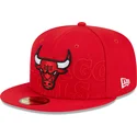 mutsid-lame-punane-liibuv-59fifty-draft-edition-2023-chicago-bulls-nba-new-era
