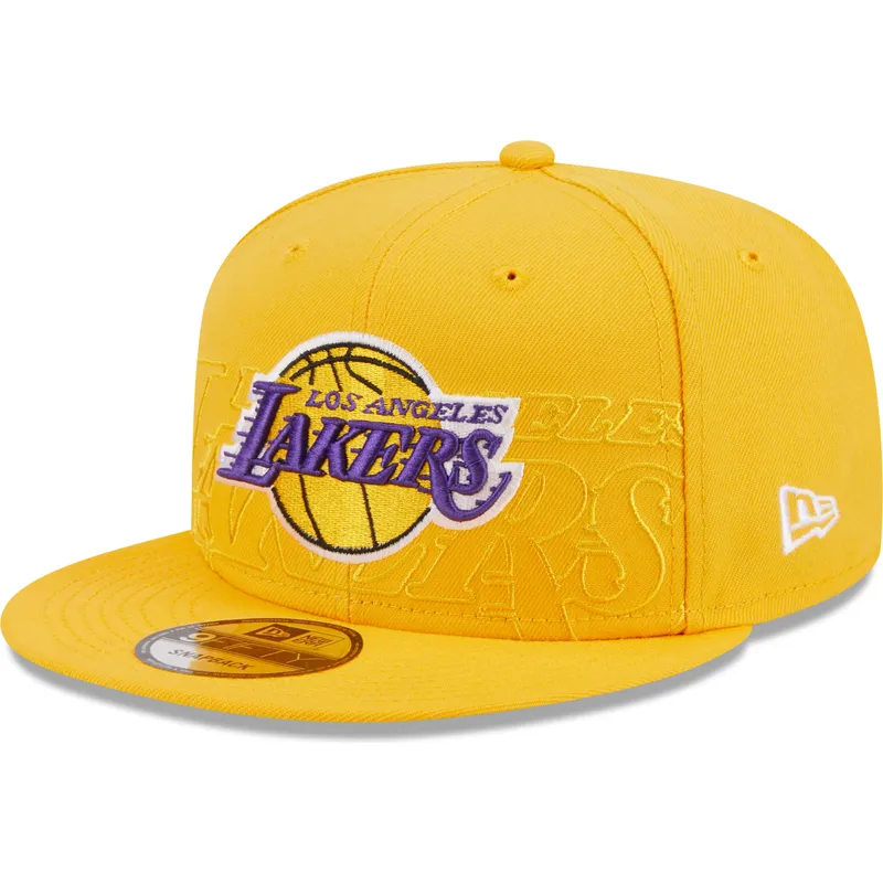mutsid-lame-kollane-snapback-9fifty-draft-edition-2023-los-angeles-lakers-nba-new-era