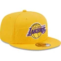 mutsid-lame-kollane-snapback-9fifty-draft-edition-2023-los-angeles-lakers-nba-new-era
