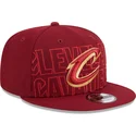 mutsid-lame-punane-snapback-9fifty-draft-edition-2023-cleveland-cavaliers-nba-new-era
