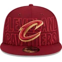 mutsid-lame-punane-snapback-9fifty-draft-edition-2023-cleveland-cavaliers-nba-new-era